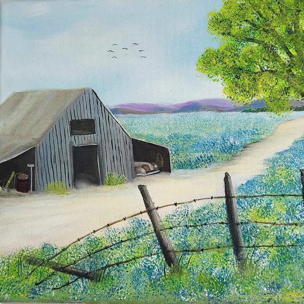 oil on canvas painting